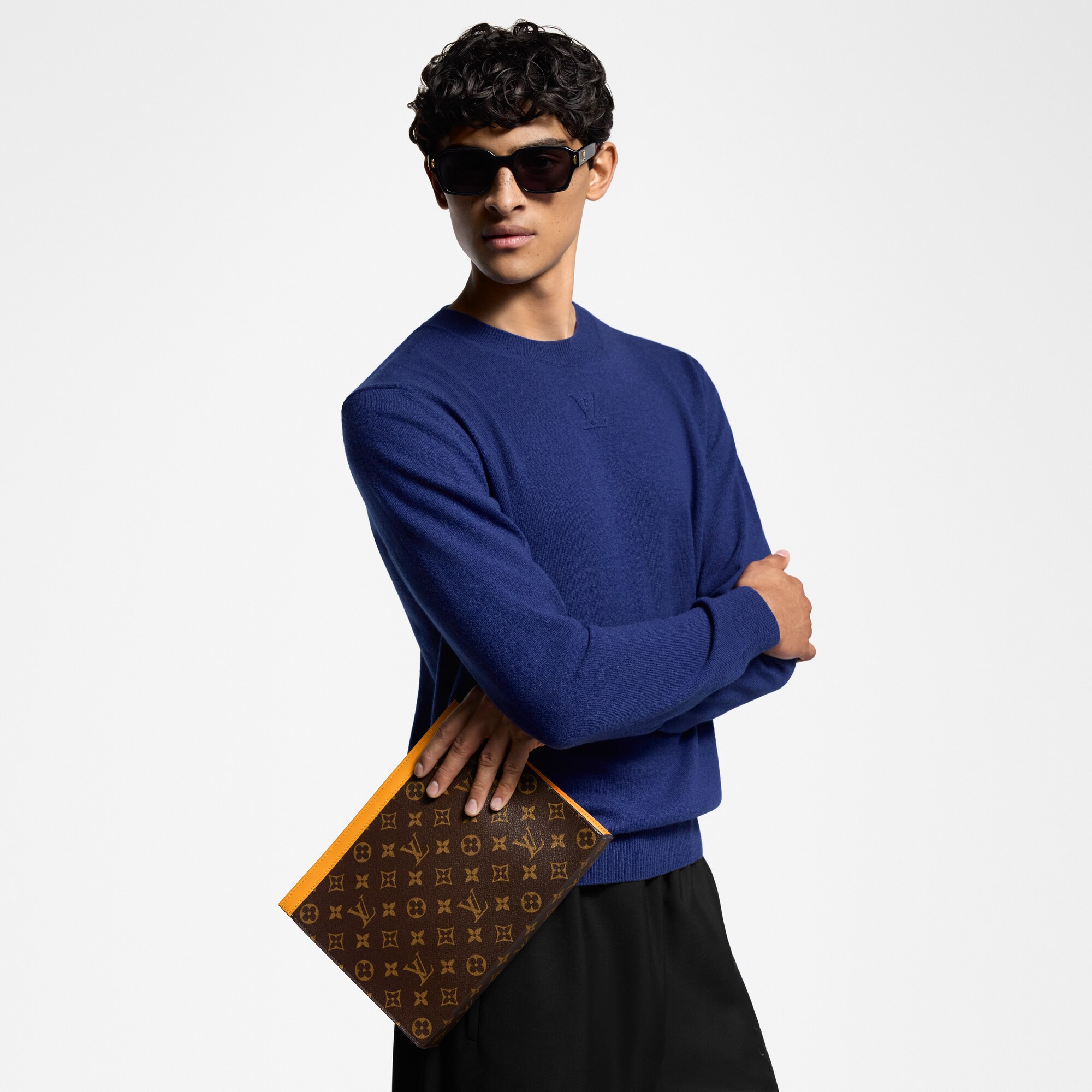 Cartera de mano Voyage MM G73 Hombre Carteras y pequeña marroquinería Pochettes | LOUIS VUITTON (Zoom de producto)