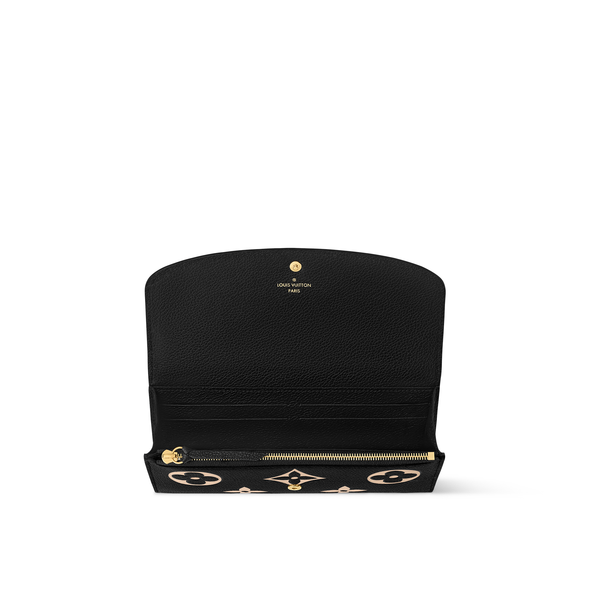 Cartera Emilie Piel Monogram Empreinte Bicolor Mujer Carteras y pequeña marroquinería Carteras grandes | LOUIS VUITTON (Zoom de producto)