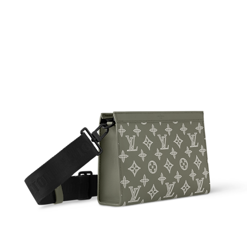 Cartera Gaston con bandolera Piel Monogram Shadow Bolsos y pequeña marroquinería Bolso de hombre Novedades | LOUIS VUITTON (Zoom de producto)