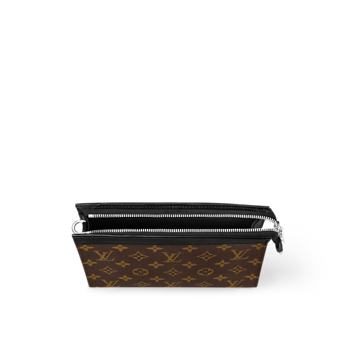 Cartera Gaston con bandolera Lona Monogram Macassar Hombre Carteras y pequeña marroquinería Mini Bolsos | LOUIS VUITTON (Zoom de producto)