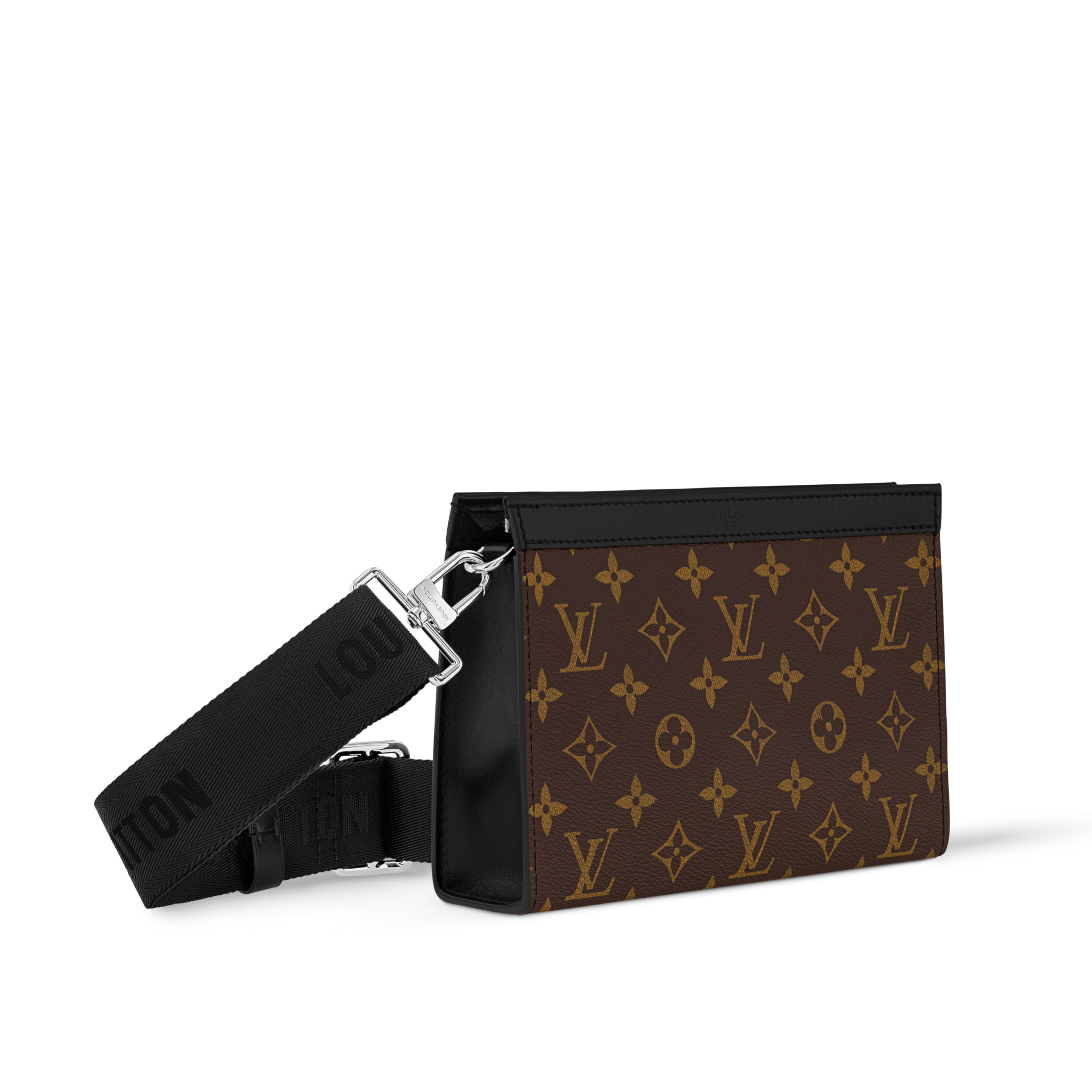 Cartera Gaston con bandolera Lona Monogram Macassar Hombre Carteras y pequeña marroquinería Mini Bolsos | LOUIS VUITTON (Zoom de producto)