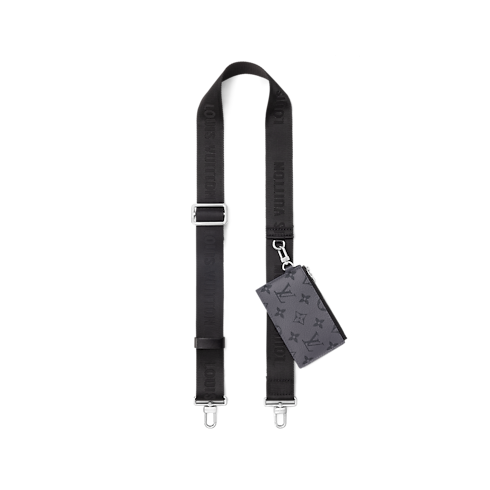 Cartera Gaston con bandolera Monogram Eclipse Hombre Carteras y pequeña marroquinería Todas las carteras y pequeña marroquinería | LOUIS VUITTON (Zoom de producto)