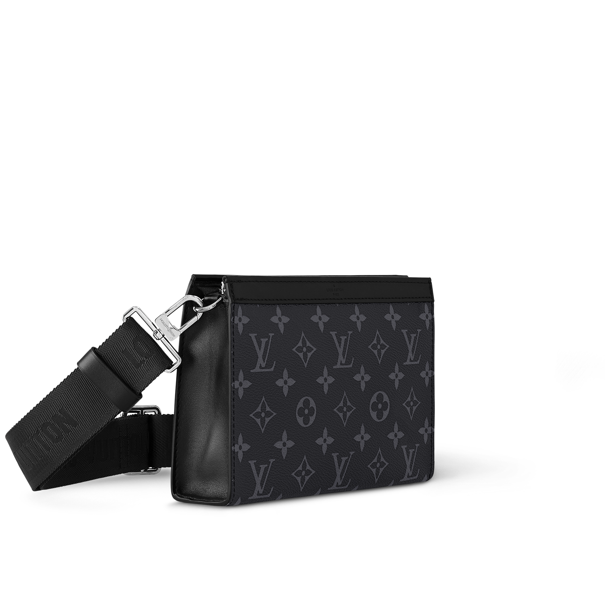 Cartera Gaston con bandolera Monogram Eclipse Hombre Carteras y pequeña marroquinería Todas las carteras y pequeña marroquinería | LOUIS VUITTON (Zoom de producto)