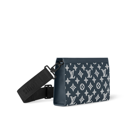 Cartera Gaston con bandolera Piel Monogram Shadow Hombre Bolsos Todas las colecciones | LOUIS VUITTON (Zoom de producto)