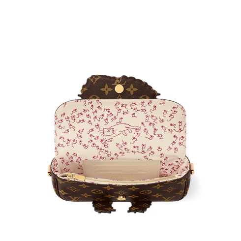 Cartera Ivy con cadena Lona Monogram Mujer Carteras y pequeña marroquinería Carteras con cadena y mini bolsos | LOUIS VUITTON (Zoom de producto)