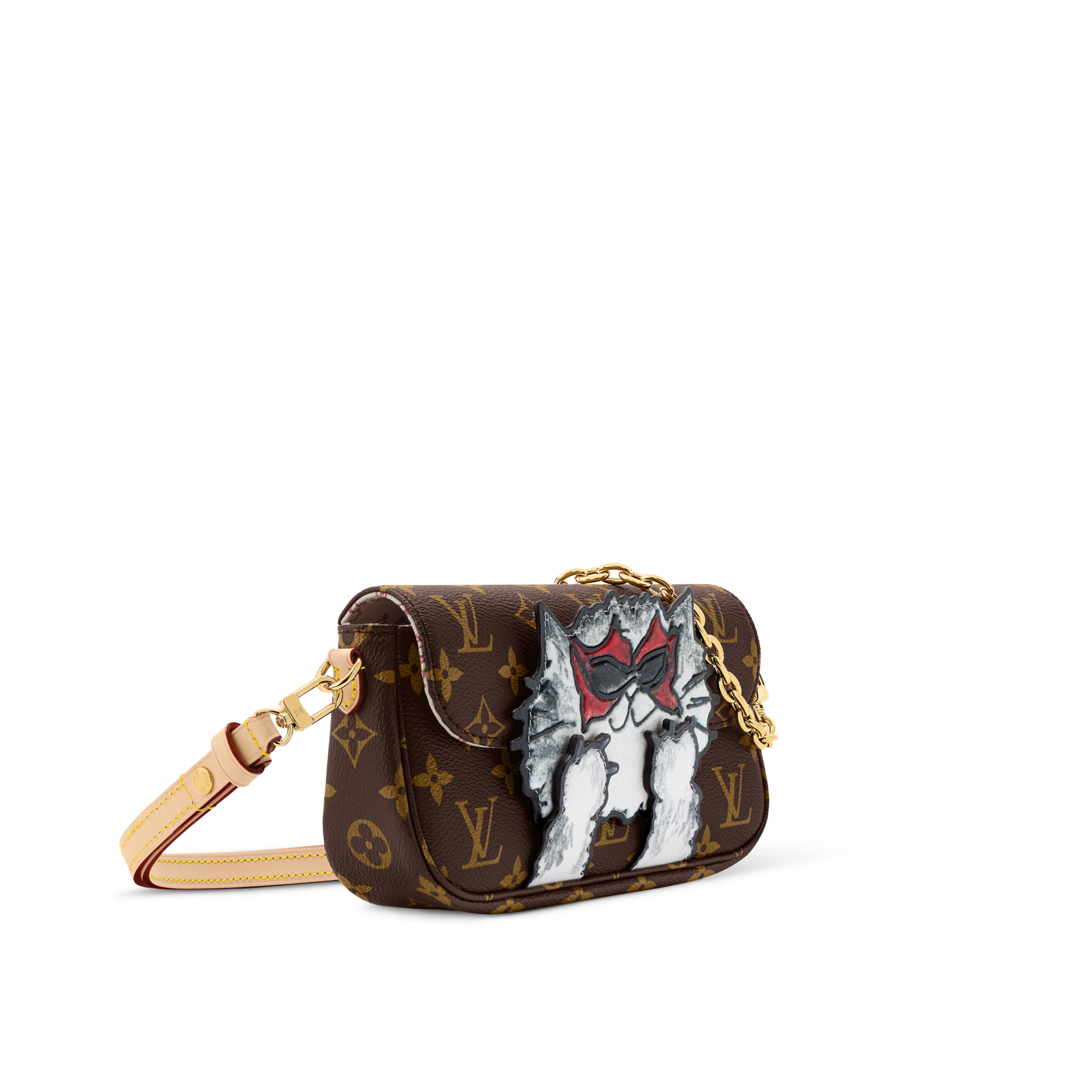 Cartera Ivy con cadena Lona Monogram Mujer Carteras y pequeña marroquinería Carteras con cadena y mini bolsos | LOUIS VUITTON (Zoom de producto)