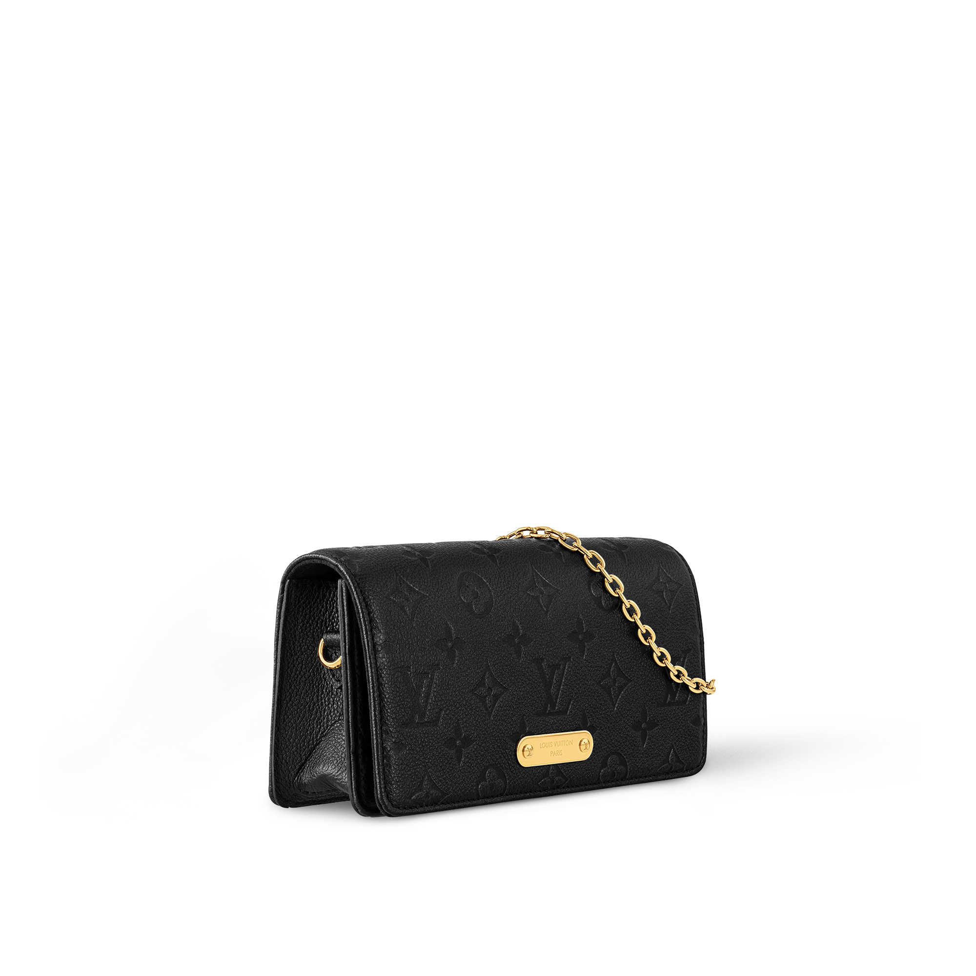 Cartera Lily con cadena Piel Monogram Empreinte Mujer Carteras y pequeña marroquinería Carteras con cadena y mini bolsos | LOUIS VUITTON (Zoom de producto)