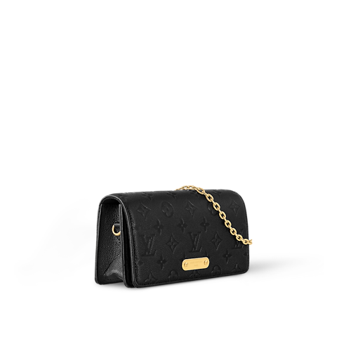 Cartera Lily con cadena Piel Monogram Empreinte Mujer Carteras y pequeña marroquinería Carteras con cadena y mini bolsos | LOUIS VUITTON (Zoom de producto)