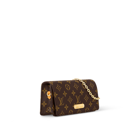 Cartera Lily con cadena Lona Monogram Mujer Carteras y pequeña marroquinería Carteras con cadena y mini bolsos | LOUIS VUITTON (Zoom de producto)