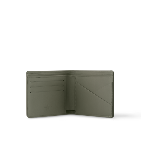 Cartera Multiple Piel Monogram Shadow Bolsos y pequeña marroquinería Pequeña marroquinería de hombre Carteras pequeñas y grandes | LOUIS VUITTON (Zoom de producto)