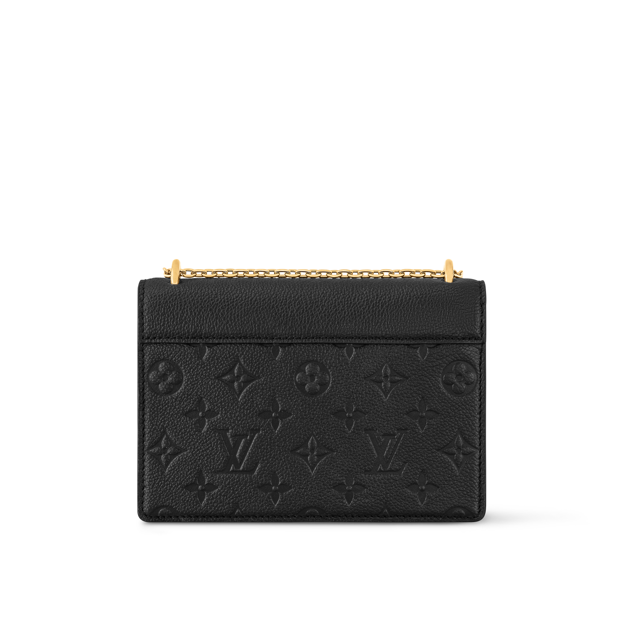 Cartera Rosy con cadena Piel Monogram Empreinte Mujer Carteras y pequeña marroquinería Carteras con cadena y mini bolsos | LOUIS VUITTON (Zoom de producto)