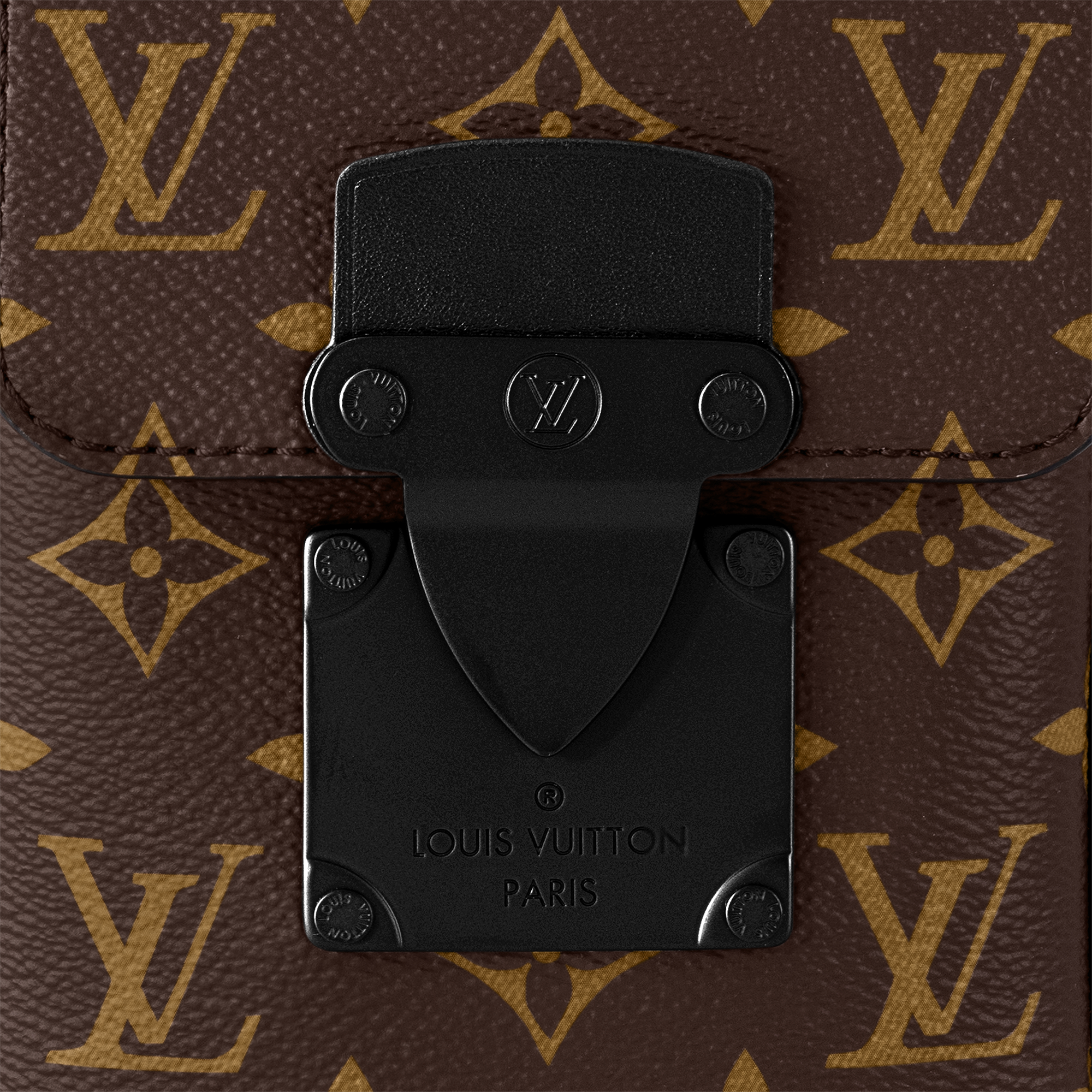 Cartera S-Lock Vertical con bandolera Lona Monogram Macassar Hombre Bolsos All Collections | LOUIS VUITTON (Zoom de producto)