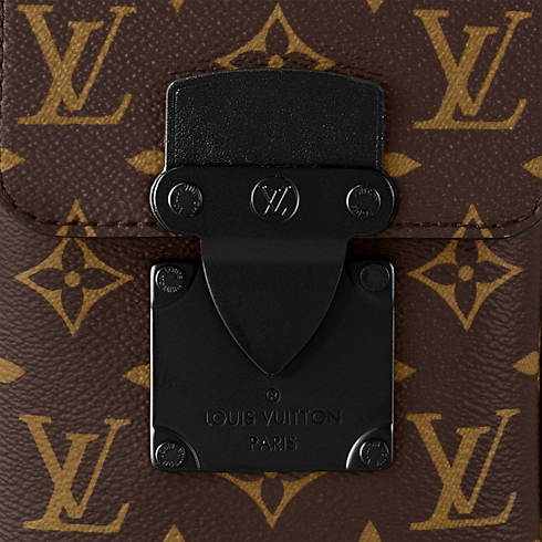 Cartera S-Lock Vertical con bandolera Lona Monogram Macassar Hombre Bolsos Todas las colecciones | LOUIS VUITTON (Zoom de producto)