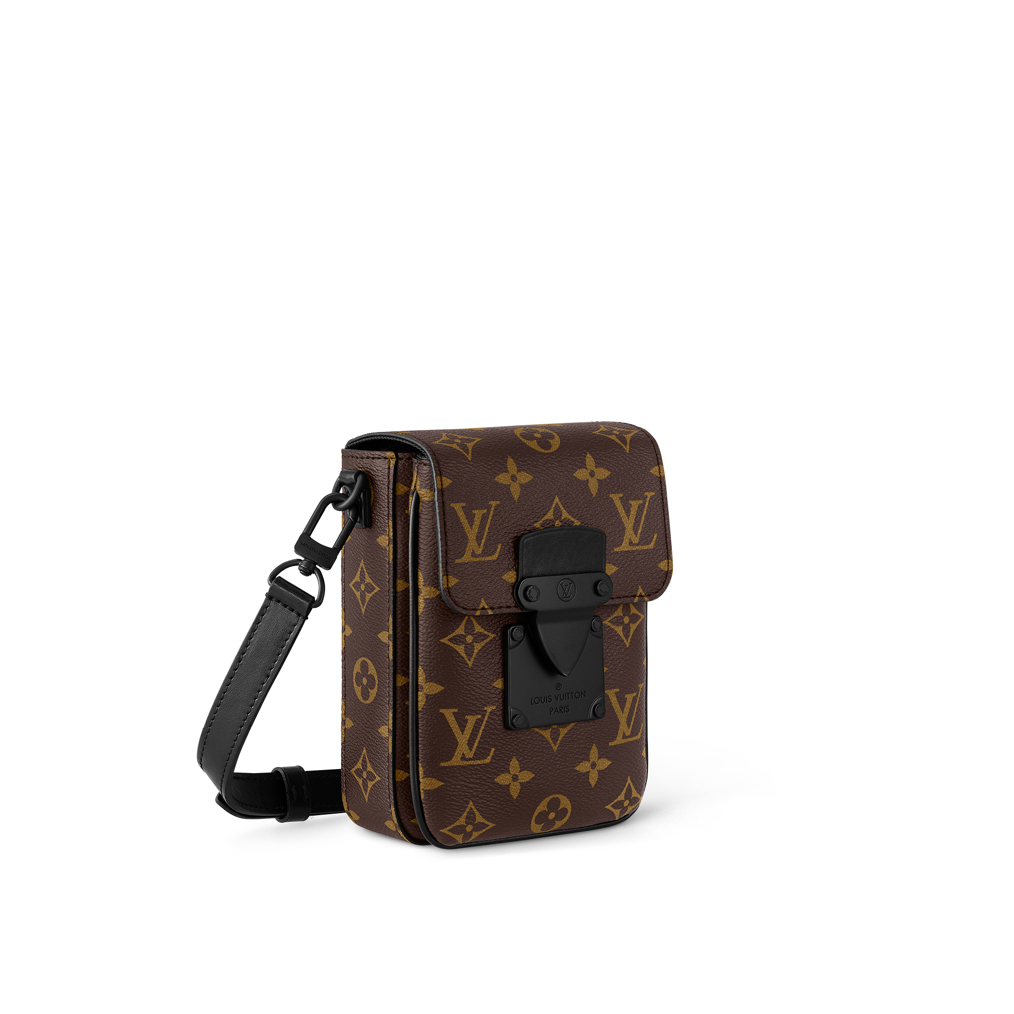Cartera S-Lock Vertical con bandolera Lona Monogram Macassar Hombre Bolsos All Collections | LOUIS VUITTON (Zoom de producto)