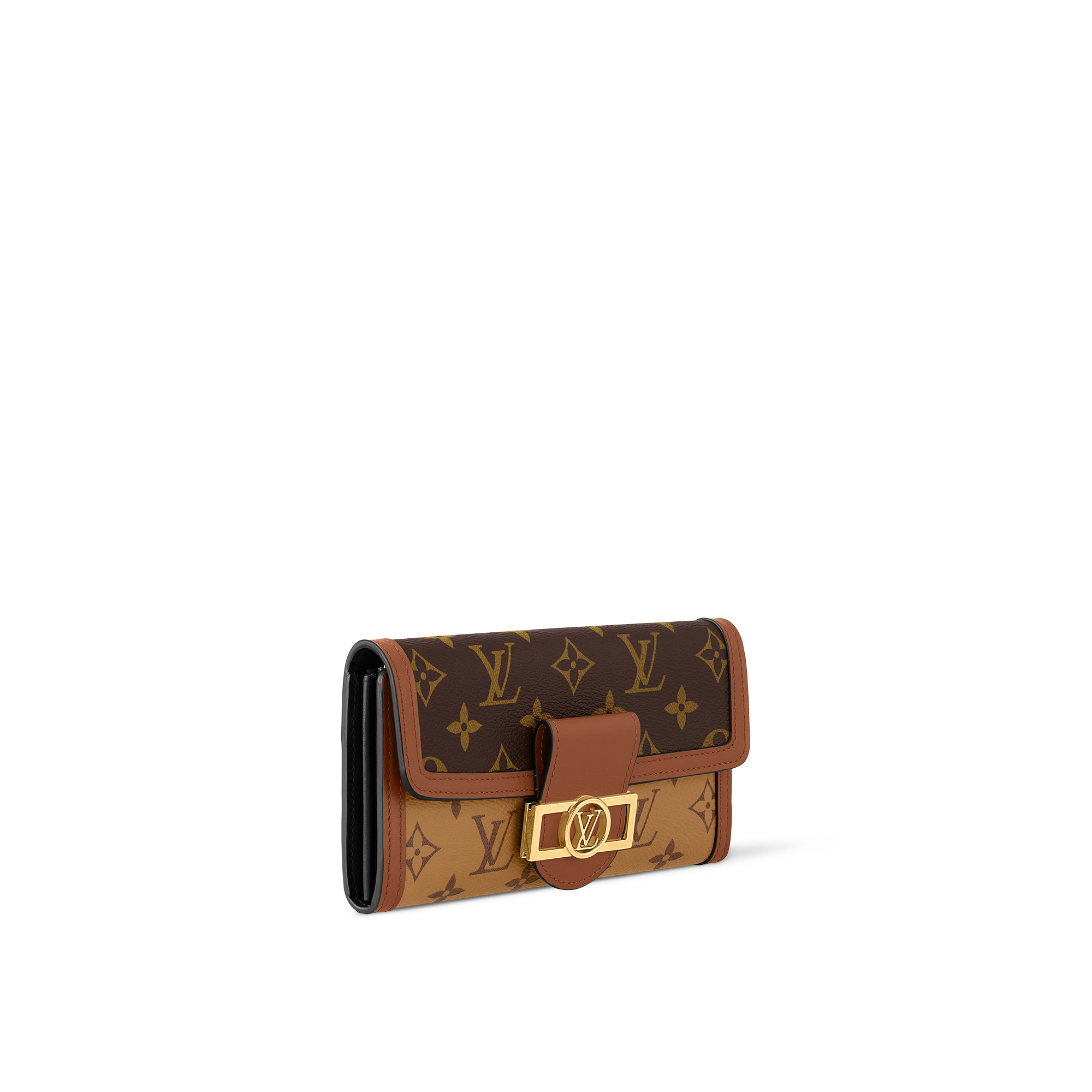 Cartera Sarah Lona Monogram Reverse Canvas Mujer Carteras y pequeña marroquinería Carteras grandes | LOUIS VUITTON (Zoom de producto)