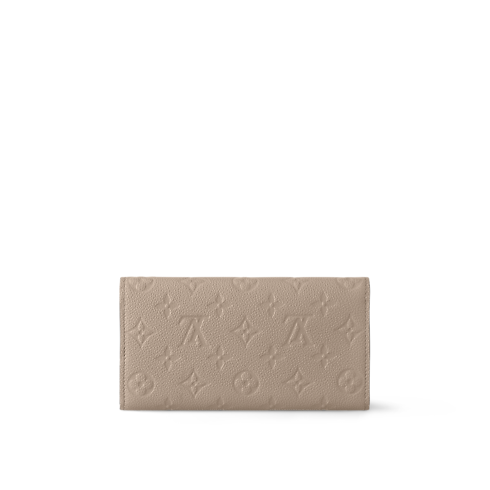 Cartera Sarah Piel Monogram Empreinte Mujer Carteras y pequeña marroquinería Carteras grandes | LOUIS VUITTON (Zoom de producto)