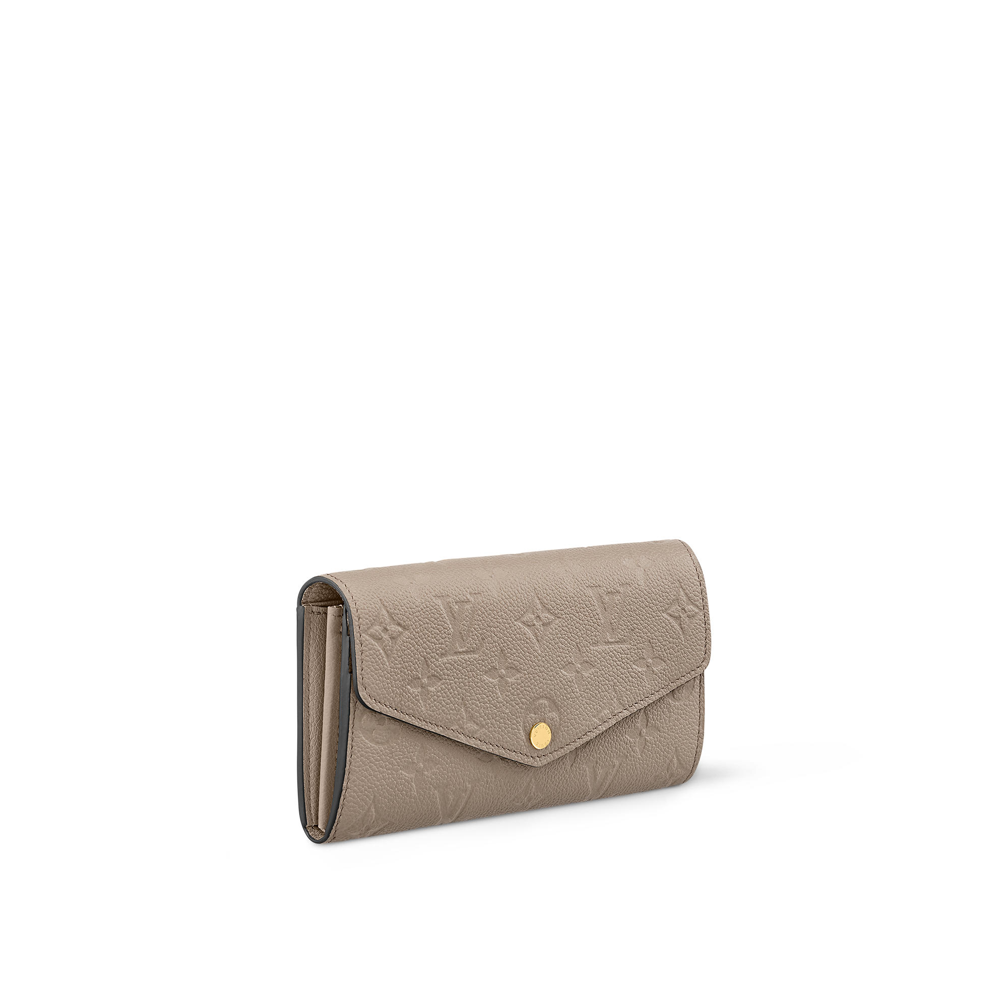 Cartera Sarah Piel Monogram Empreinte Mujer Carteras y pequeña marroquinería Carteras grandes | LOUIS VUITTON (Zoom de producto)