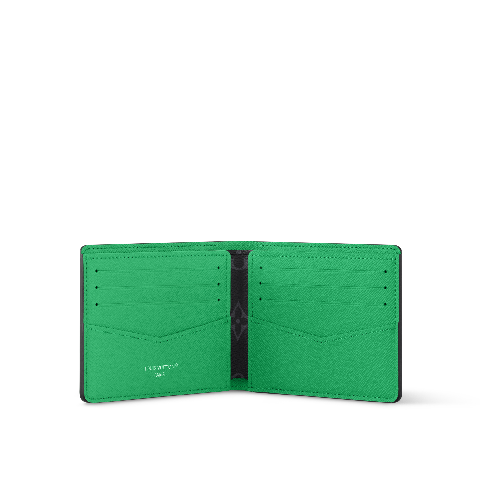 Cartera Slender Lona Monogram Eclipse Bolsos y pequeña marroquinería Pequeña marroquinería de hombre Carteras pequeñas y grandes | LOUIS VUITTON (Zoom de producto)