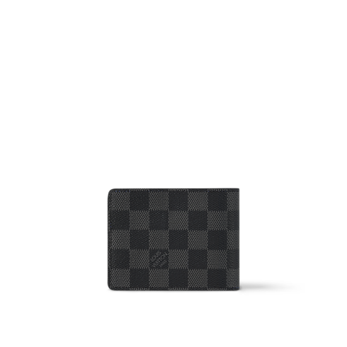 Cartera Slender Toile Damier Graphite Regalos Regalos de San Valentín para él } | LOUIS VUITTON (Zoom de producto)