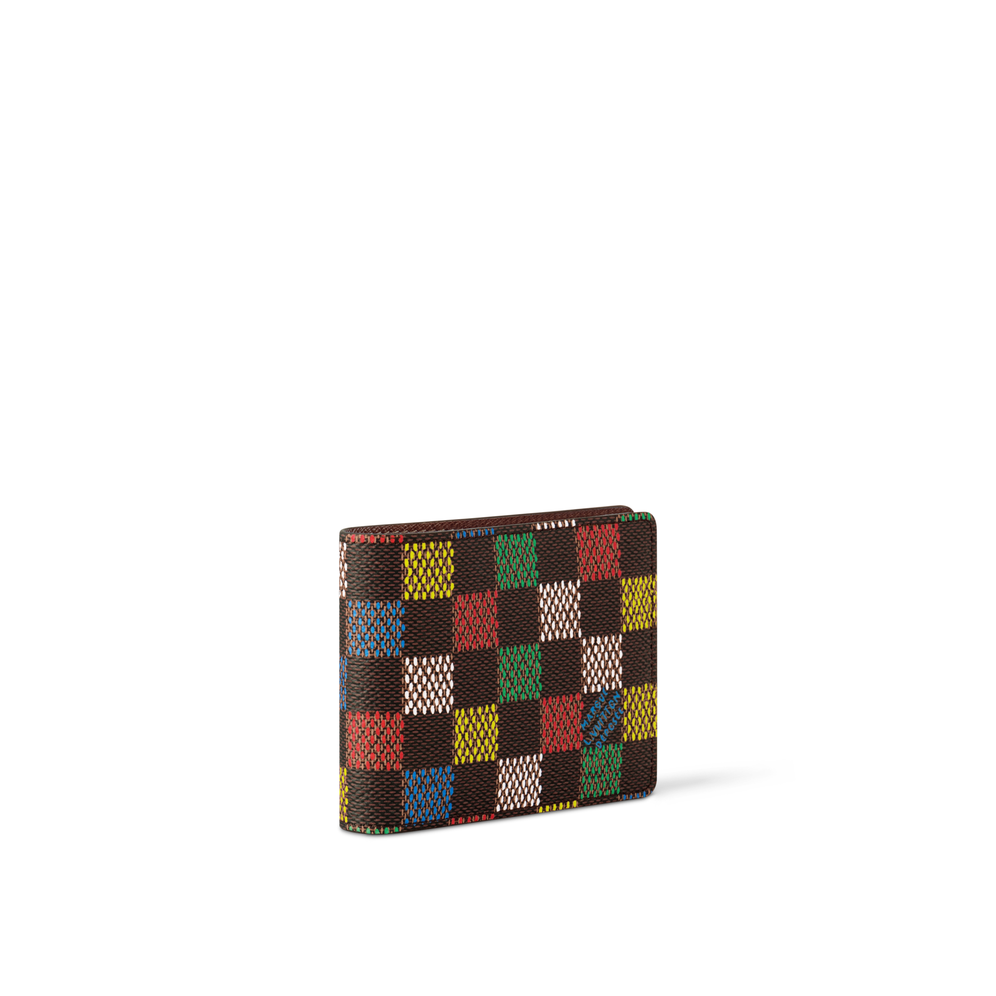 Cartera Slender Lona Damier Ebène Bolsos y pequeña marroquinería Pequeña marroquinería de hombre Carteras pequeñas y grandes | LOUIS VUITTON (Zoom de producto)