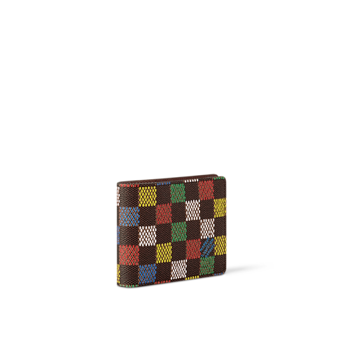 Cartera Slender Lona Damier Ebène Bolsos y pequeña marroquinería Pequeña marroquinería de hombre Carteras pequeñas y grandes | LOUIS VUITTON (Zoom de producto)