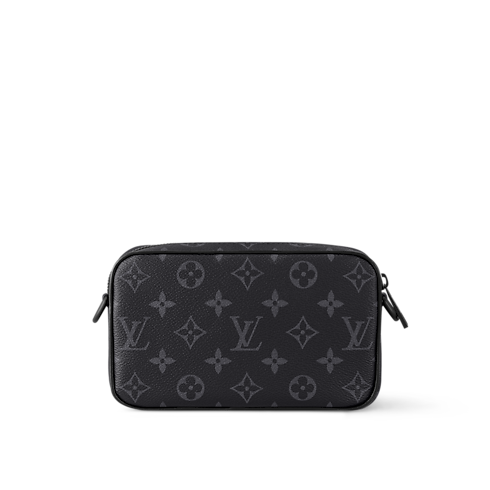 Cartera Trocadéro con bandolera Monogram Eclipse Hombre Carteras y pequeña marroquinería Mini Bolsos | LOUIS VUITTON (Zoom de producto)