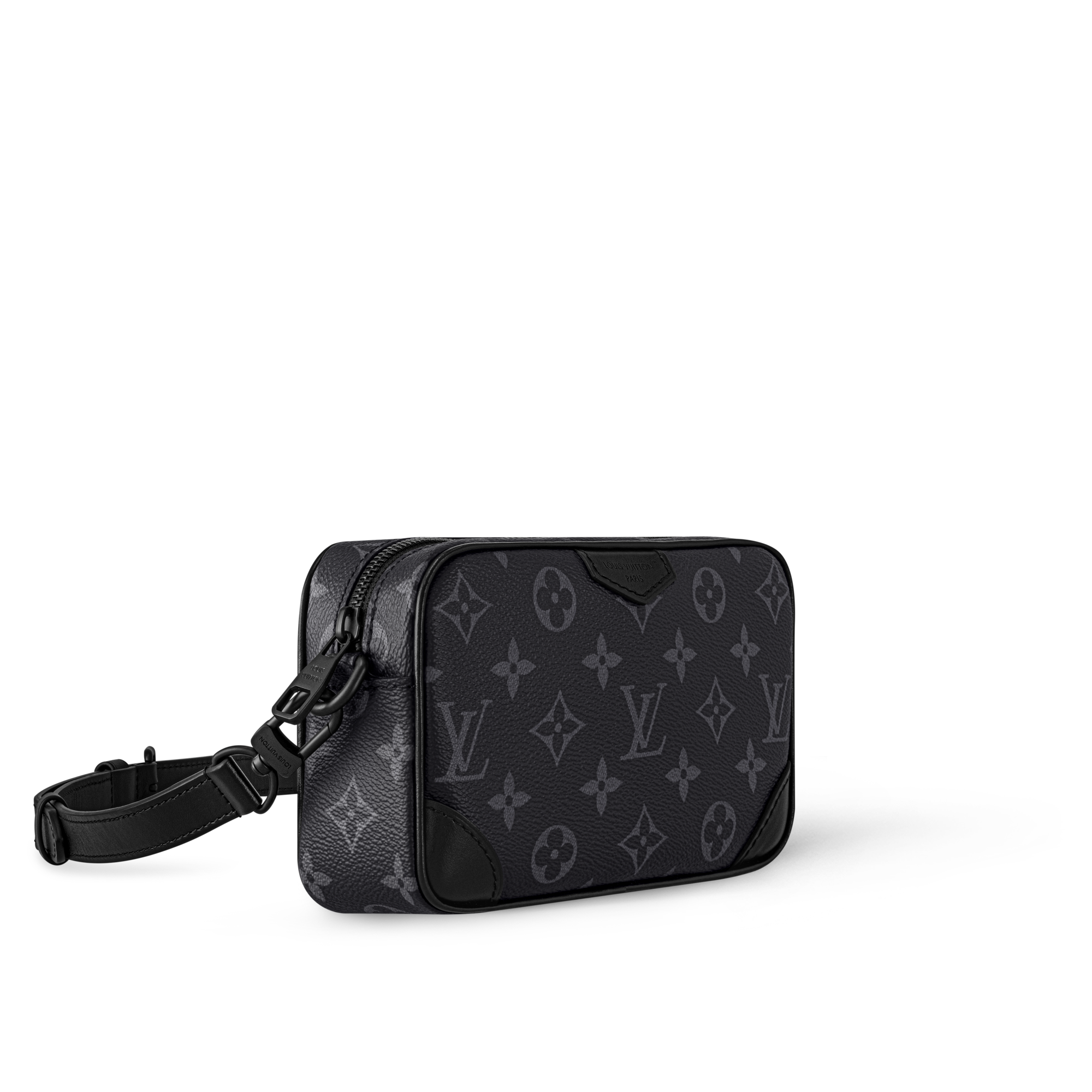 Cartera Trocadéro con bandolera Lona Monogram Eclipse Hombre Carteras y pequeña marroquinería Mini Bolsos | LOUIS VUITTON (Zoom de producto)