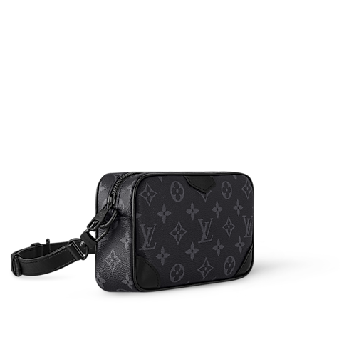 Cartera Trocadéro con bandolera Monogram Eclipse Hombre Carteras y pequeña marroquinería Mini Bolsos | LOUIS VUITTON (Zoom de producto)