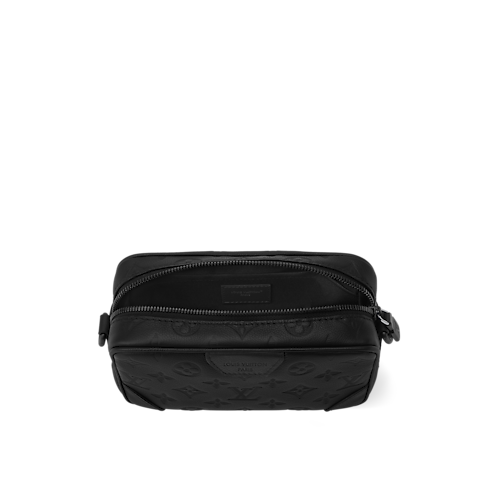 Cartera Trocadéro con bandolera Piel Monogram Shadow Hombre Carteras y pequeña marroquinería Mini Bolsos | LOUIS VUITTON (Zoom de producto)