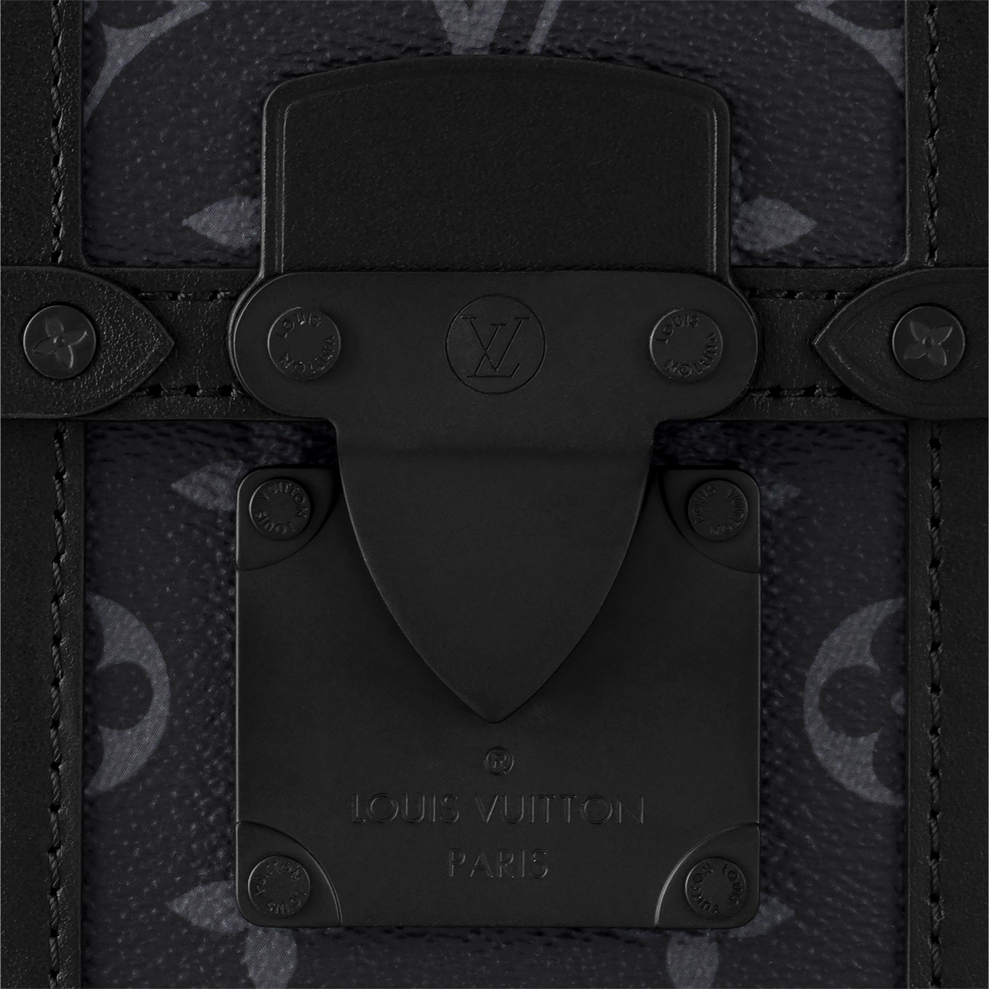 Cartera Vertical Trunk con bandolera Monogram Eclipse Hombre Carteras y pequeña marroquinería Todas las carteras y pequeña marroquinería | LOUIS VUITTON (Zoom de producto)