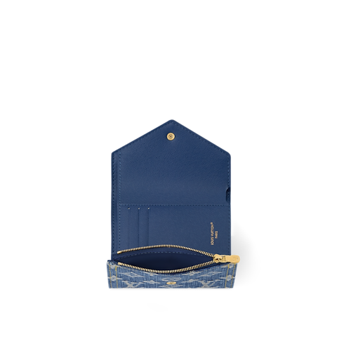 Cartera Victorine Lona Monogram Denim Mujer Carteras y pequeña marroquinería Carteras grandes y pequeñas | LOUIS VUITTON (Zoom de producto)