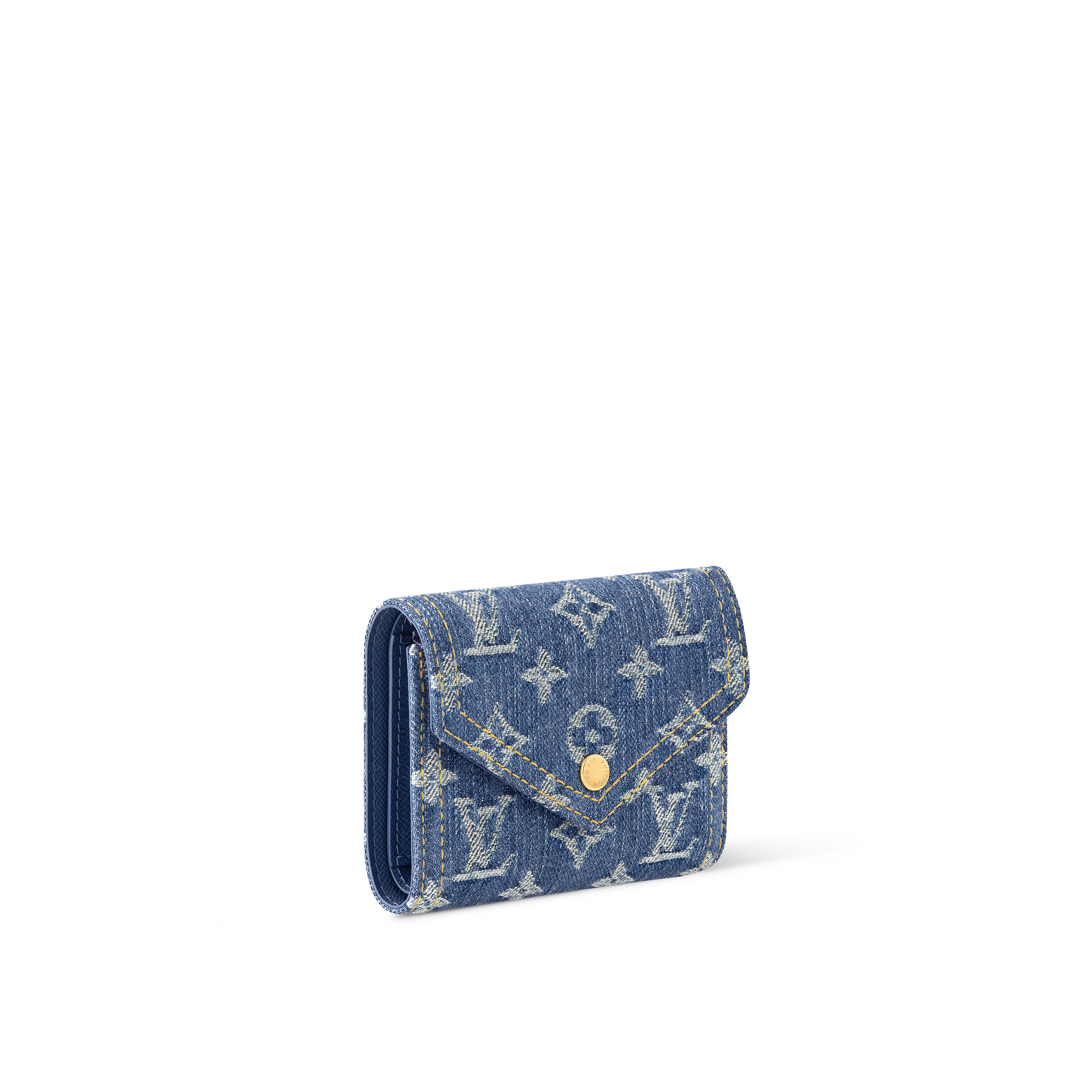 Cartera Victorine Lona Monogram Denim Mujer Carteras y pequeña marroquinería Carteras grandes y pequeñas | LOUIS VUITTON (Zoom de producto)