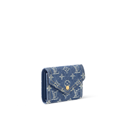 Cartera Victorine Lona Monogram Denim Mujer Carteras y pequeña marroquinería Carteras grandes y pequeñas | LOUIS VUITTON (Zoom de producto)