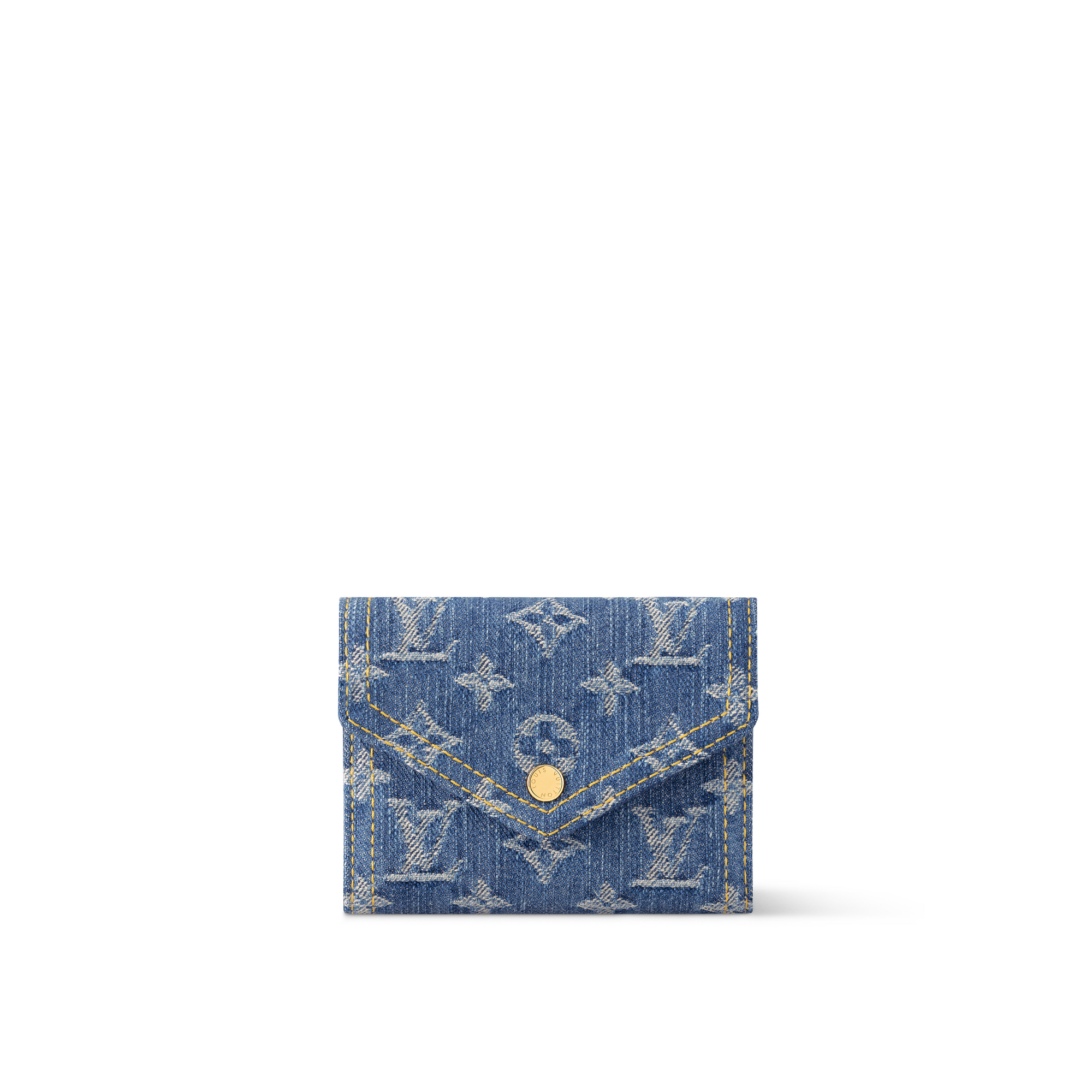 Cartera Victorine Lona Monogram Denim Mujer Carteras y pequeña marroquinería Carteras grandes y pequeñas | LOUIS VUITTON (Zoom de producto)