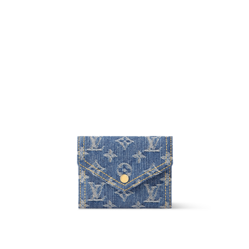 Cartera Victorine Lona Monogram Denim Mujer Carteras y pequeña marroquinería Carteras grandes y pequeñas | LOUIS VUITTON (Zoom de producto)