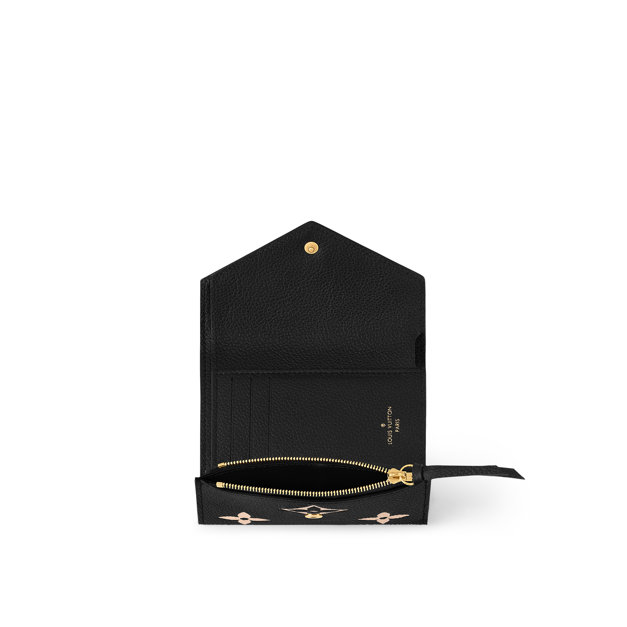 Cartera Victorine Piel Monogram Empreinte Bicolor Mujer Carteras y pequeña marroquinería Todas las carteras y pequeña marroquinería | LOUIS VUITTON (Zoom de producto)