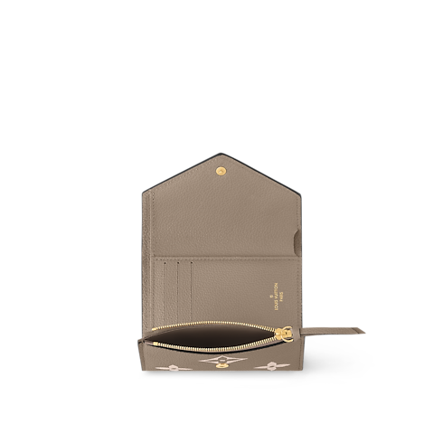 Cartera Victorine Piel Monogram Empreinte Bicolor Mujer Carteras y pequeña marroquinería Todas las carteras y pequeña marroquinería | LOUIS VUITTON (Zoom de producto)