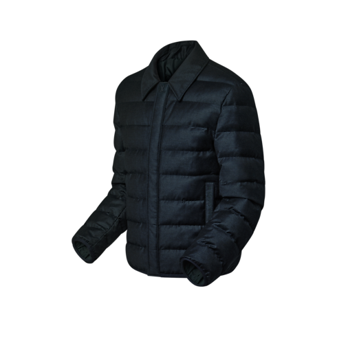 Cazadora acolchada en mezcla de lana y seda Hombre Prêt-à-Porter Cazadoras y abrigos | LOUIS VUITTON (Zoom de producto)