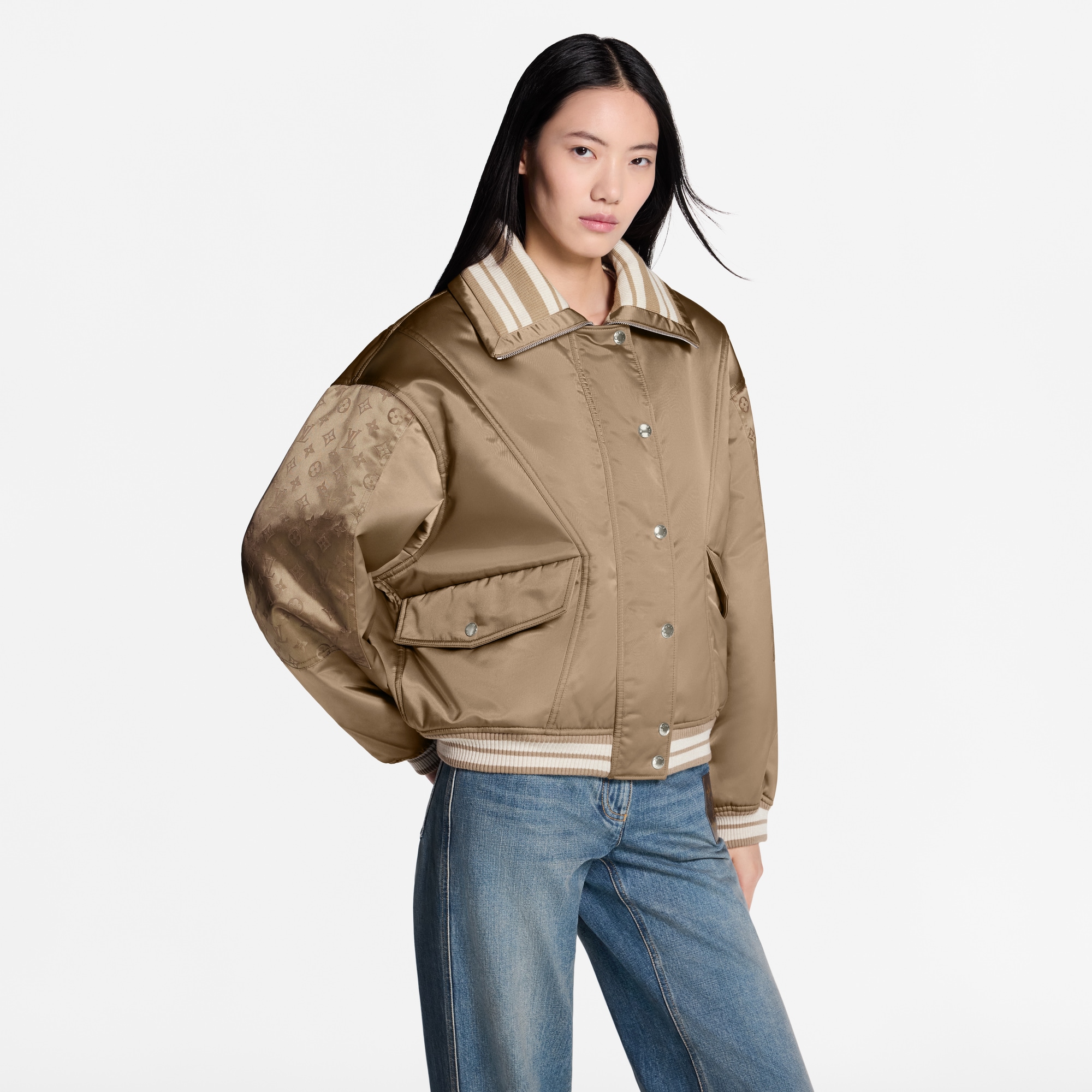 Cazadora bomber acolchada  Mujer Prêt-à-Porter Abrigos y chaquetas | LOUIS VUITTON (Zoom de producto)