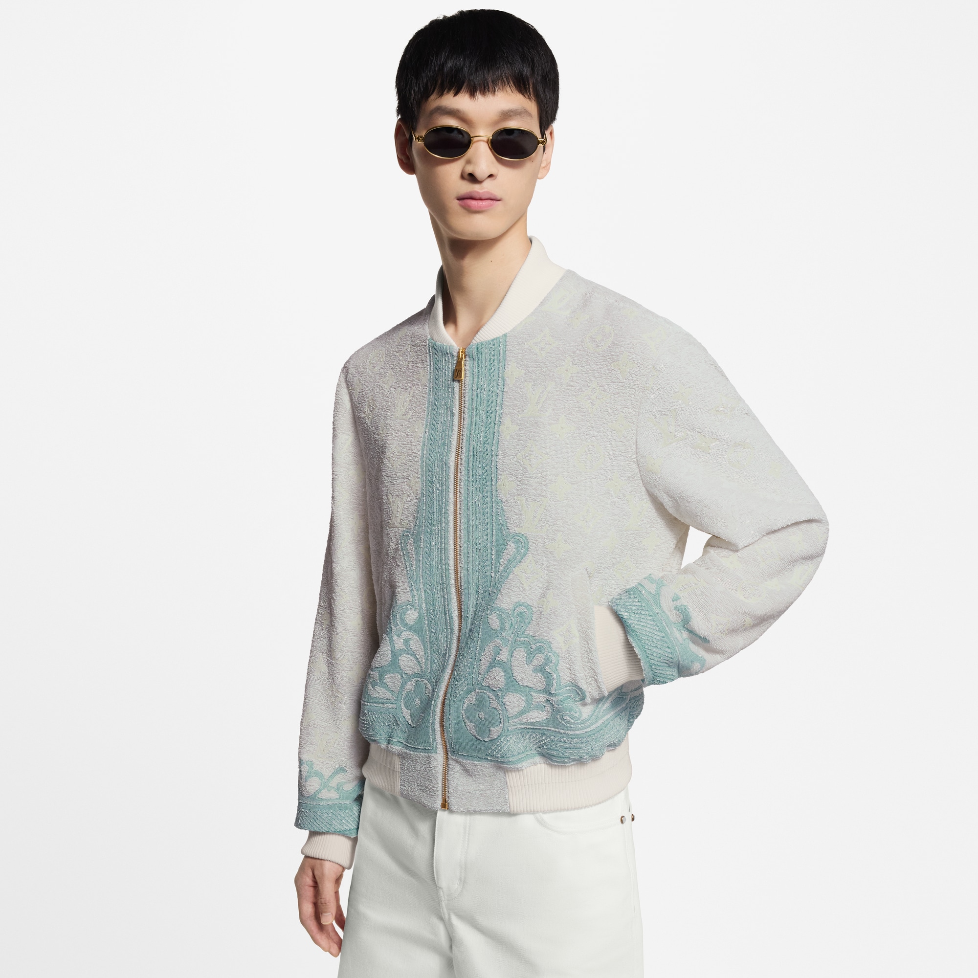 Cazadora bomber con lentejuelas  Hombre Prêt-à-Porter Cazadoras y abrigos | LOUIS VUITTON (Zoom de producto)