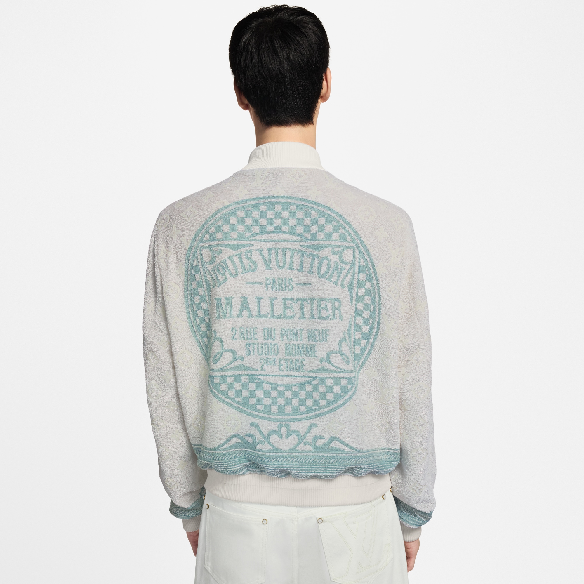Cazadora bomber con lentejuelas  Hombre Prêt-à-Porter Cazadoras y abrigos | LOUIS VUITTON (Zoom de producto)