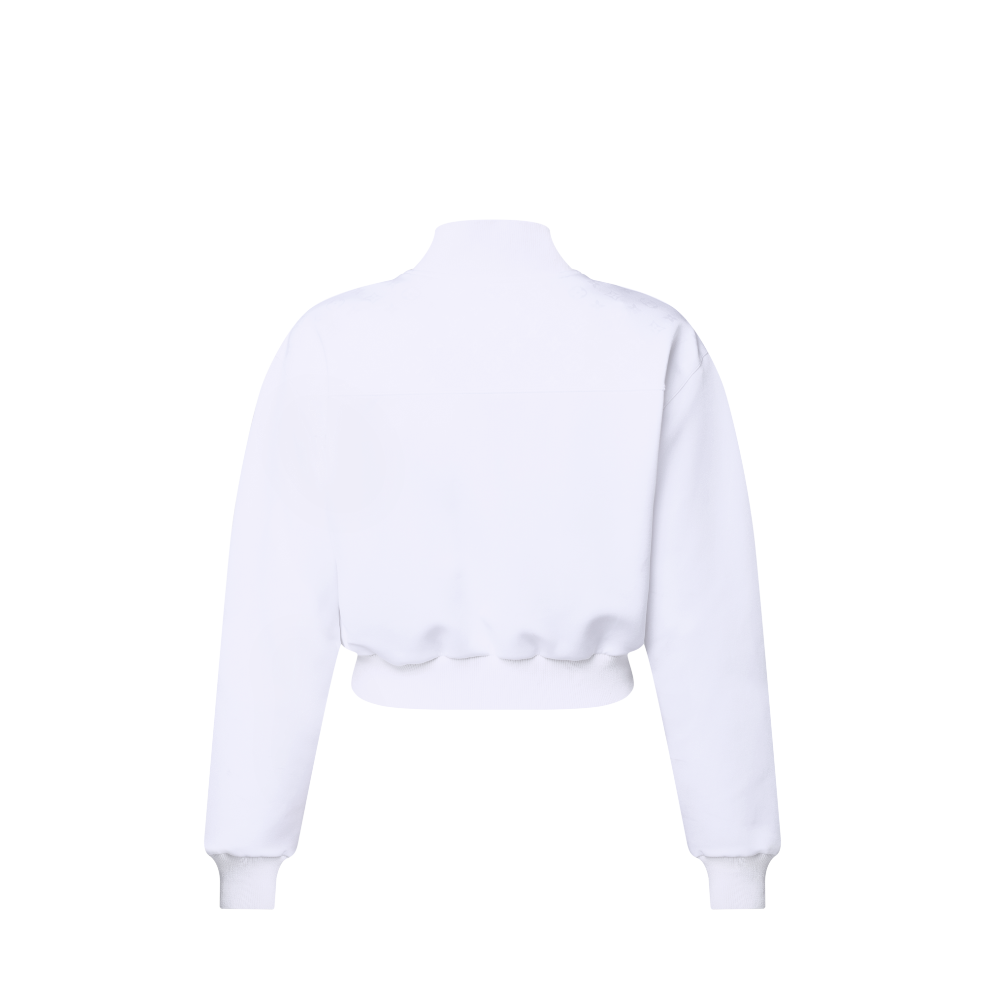 Cazadora bomber cropped de punto técnico  Mujer Prêt-à-Porter Abrigos y chaquetas | LOUIS VUITTON (Zoom de producto)