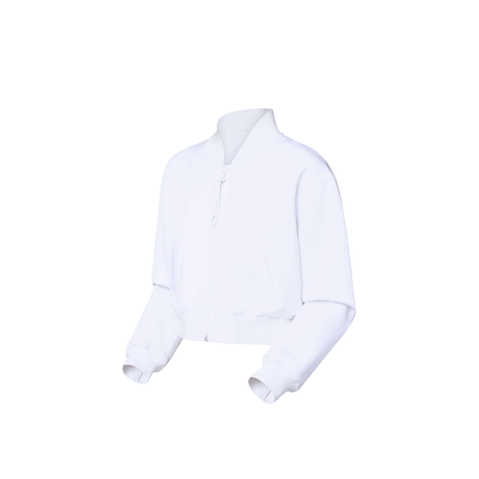 Cazadora bomber cropped de punto técnico  Mujer Prêt-à-Porter Abrigos y chaquetas | LOUIS VUITTON (Zoom de producto)