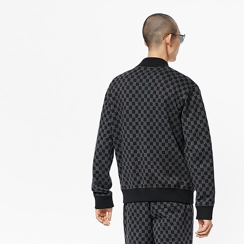 Cazadora bomber Damier Hombre Prêt-à-Porter Punto y sudaderas | LOUIS VUITTON (Zoom de producto)