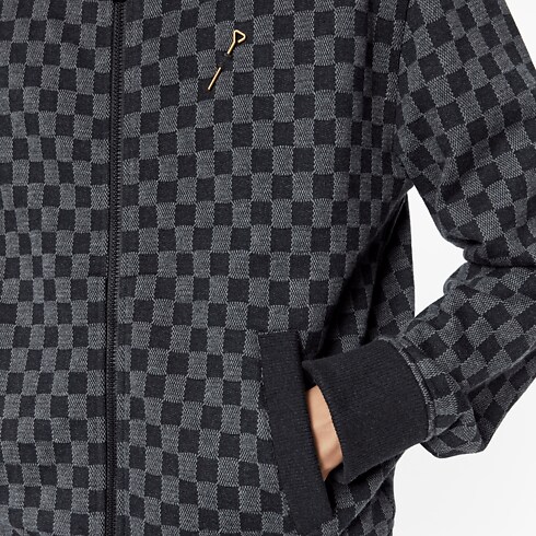 Cazadora bomber Damier Hombre Prêt-à-Porter Punto y sudaderas | LOUIS VUITTON (Zoom de producto)
