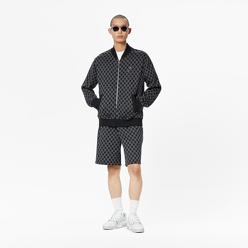 Cazadora bomber Damier Hombre Prêt-à-Porter Punto y sudaderas | LOUIS VUITTON (Zoom de producto)