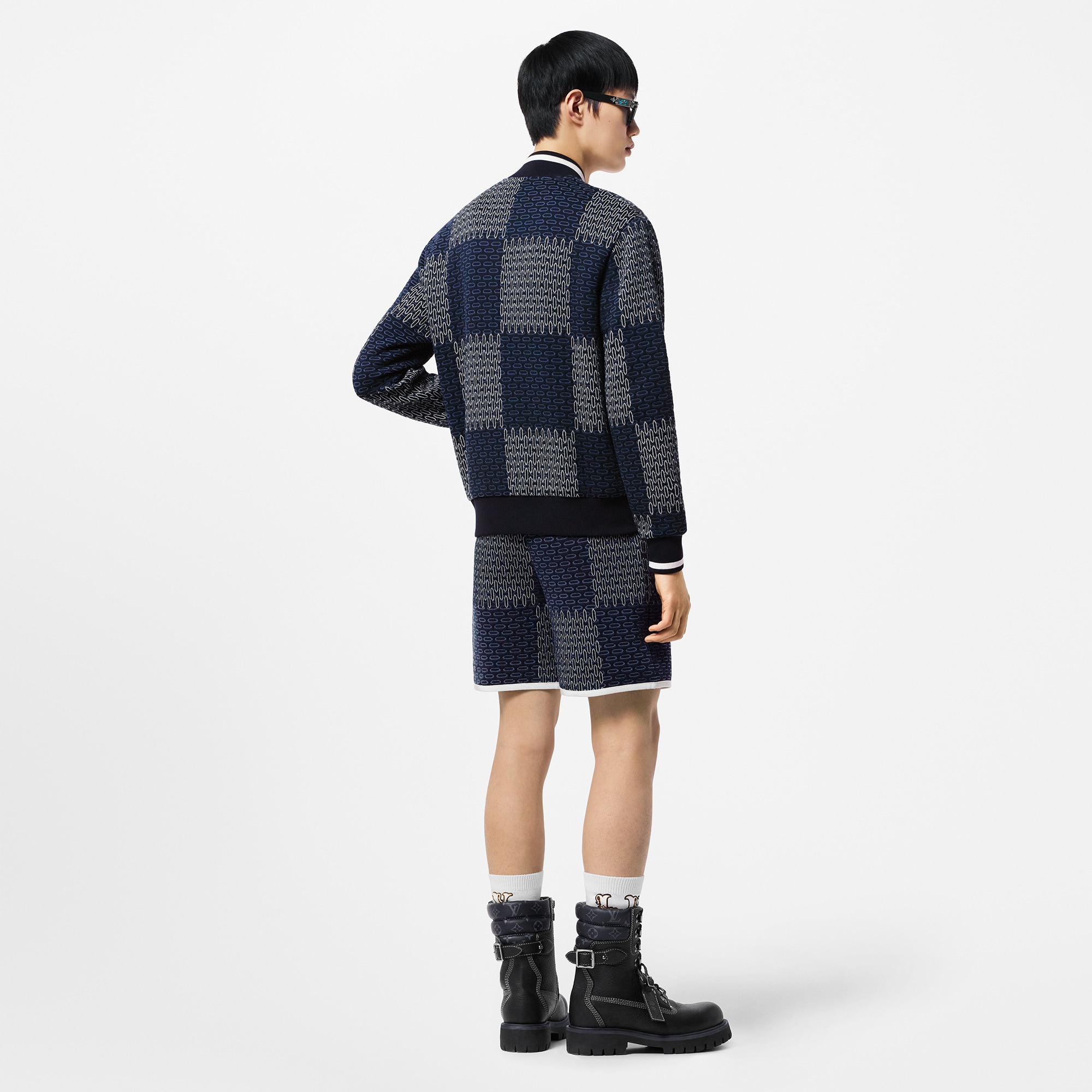 Cazadora bomber Damier de algodón  Hombre Prêt-à-Porter Cazadoras y abrigos | LOUIS VUITTON (Zoom de producto)