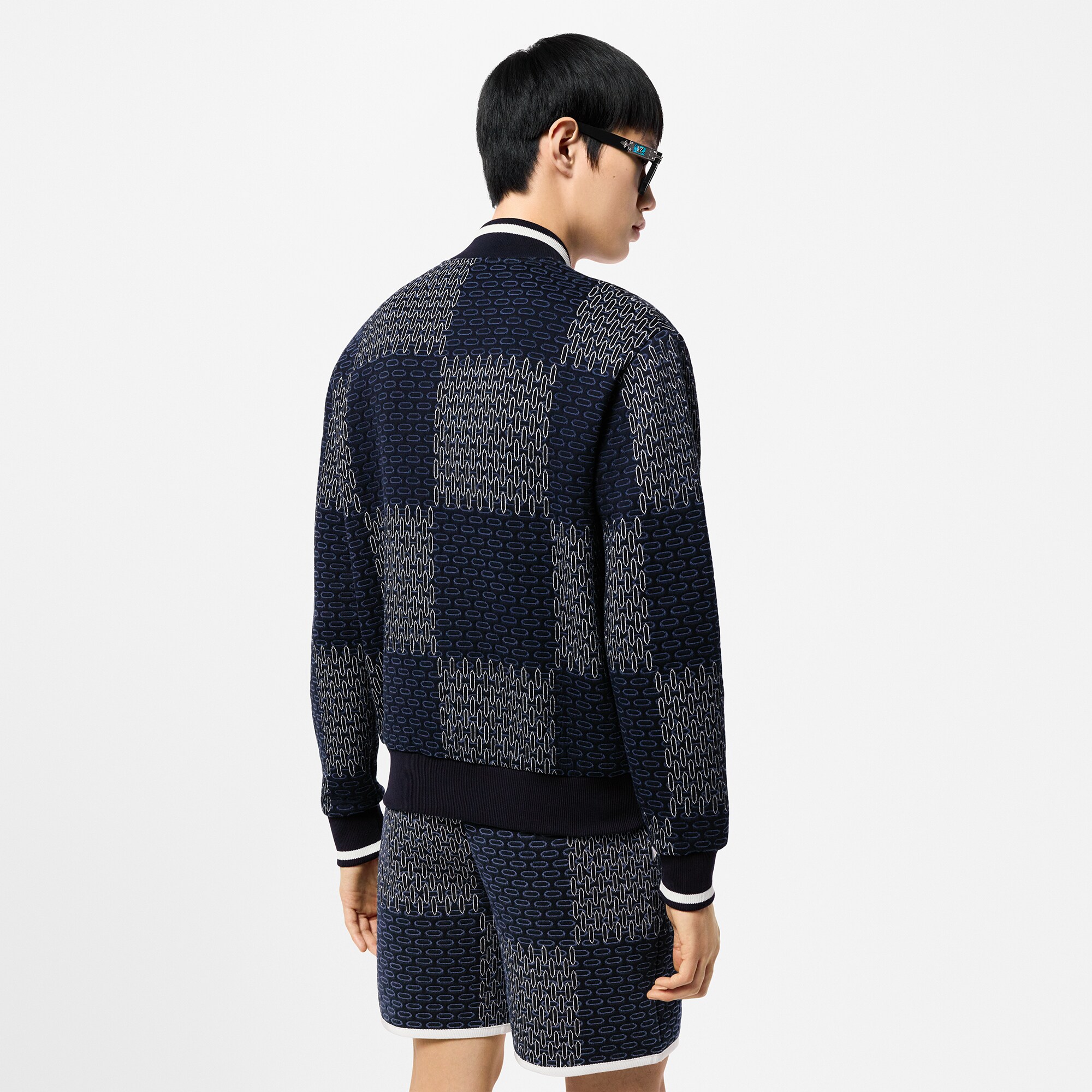Cazadora bomber Damier de algodón  Hombre Prêt-à-Porter Cazadoras y abrigos | LOUIS VUITTON (Zoom de producto)