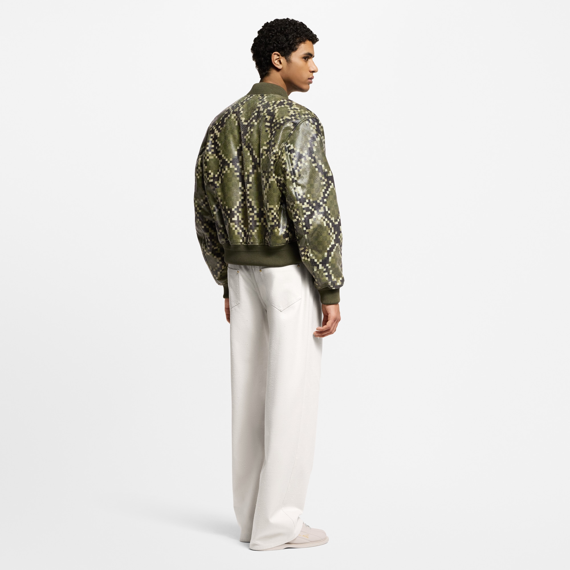 Cazadora bomber de piel  Hombre Prêt-à-Porter Cazadoras y abrigos | LOUIS VUITTON (Zoom de producto)