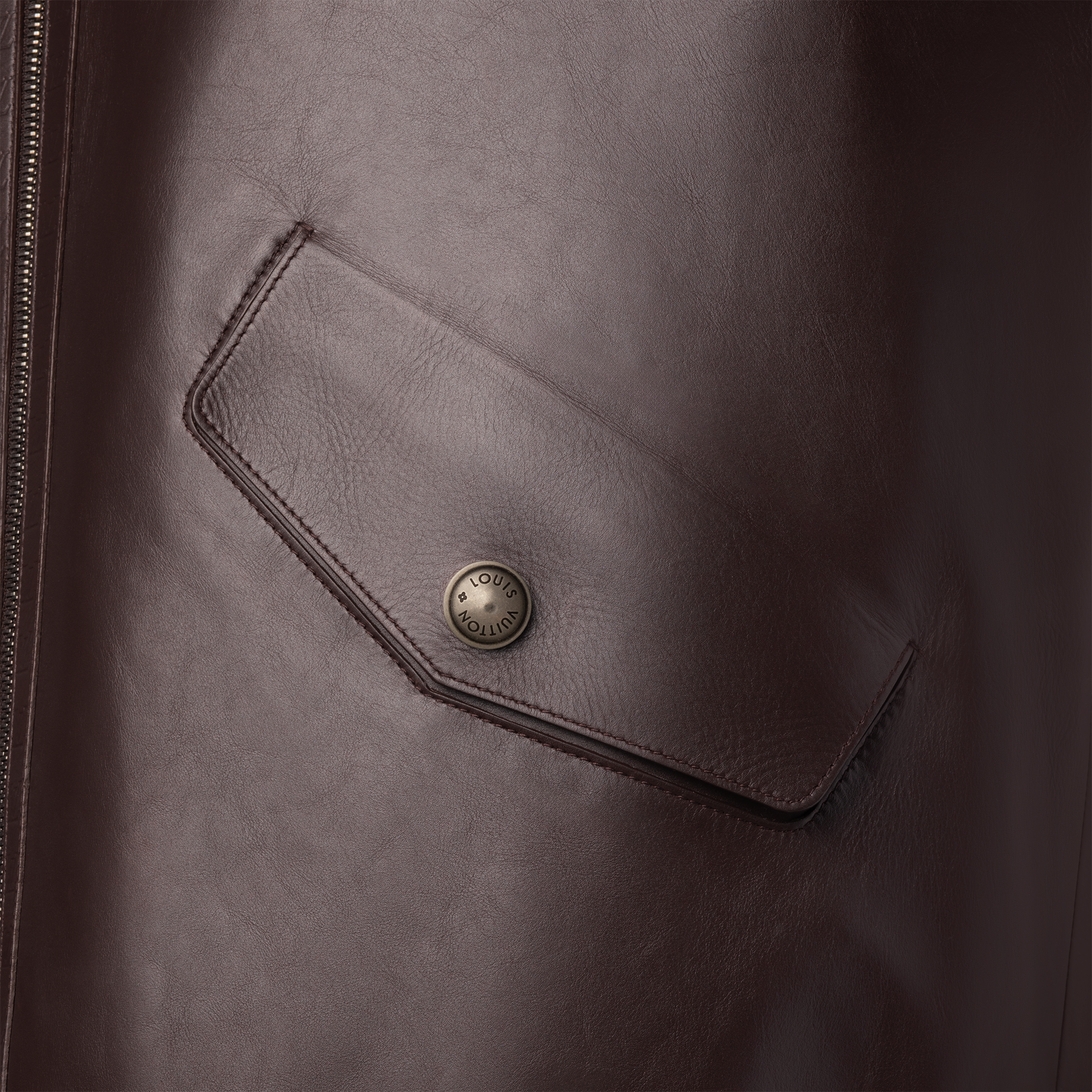 Cazadora bomber de piel  Hombre Prêt-à-Porter Cazadoras y abrigos | LOUIS VUITTON (Zoom de producto)